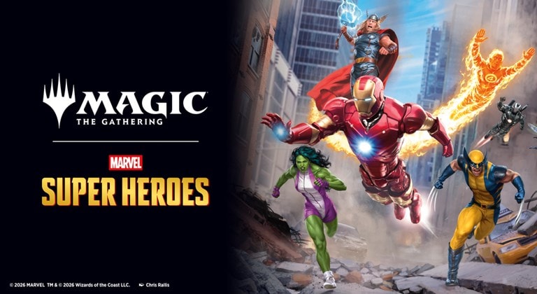 Shop the new Magic The Gathering Marvel Super Heroes trading cards