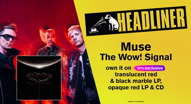 Shop Muse's latest album 'The Wow!' and catalogue on vinyl and CD
