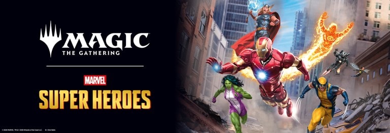 Shop the new Magic The Gathering Marvel Super Heroes trading cards