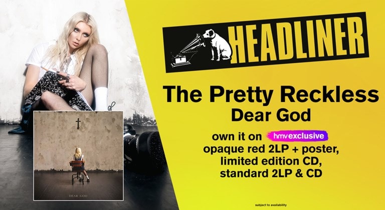 Shop The Pretty Reckless new album 'Dear God' and catalogue on CD & Vinyl
