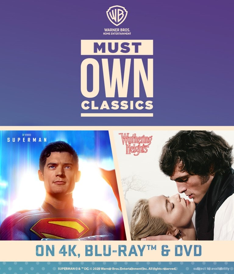 Warner Bros Must Own Classics - Offers on 4K Ultra HD, Blu-ray & DVD