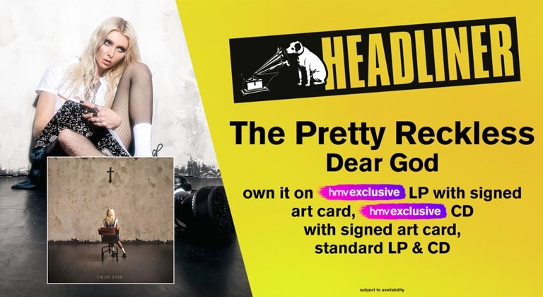 Shop The Pretty Reckless new album 'Dear God' and catalogue on CD & Vinyl