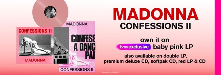 Shop Madonna's new album 'Confessions II' and catalogue on CD & Vinyl