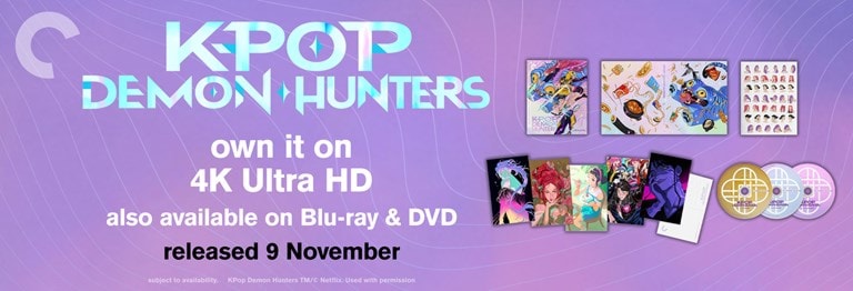 KPop Demon Hunters The Criterion Collection 4K Ultra HD Blu-ray DVD