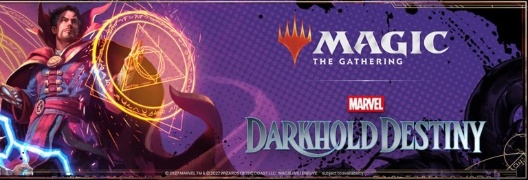Pre-order the new Marvel Darkhold Destiny Magic The Gathering Trading Cards