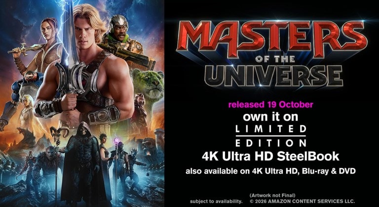 Masters of the Universe 4K SteelBook, 4K Ultra HD, Blu-ray & DVD