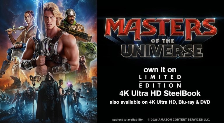Masters of the Universe 4K SteelBook, 4K Ultra HD, Blu-ray & DVD