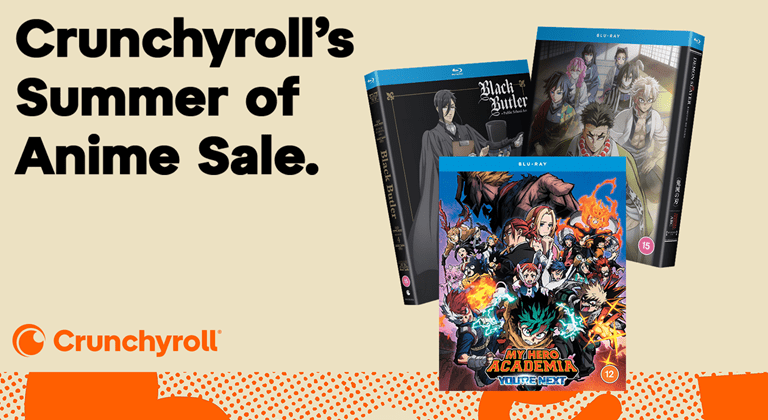 Crunchyroll Summer Sale on 4K, Blu-ray & DVD