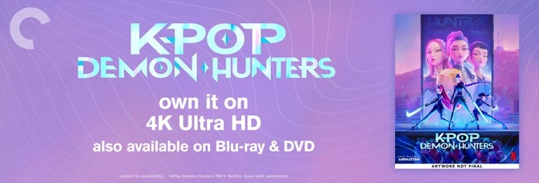 KPop Demon Hunters The Criterion Collection 4K Ultra HD Blu-ray DVD