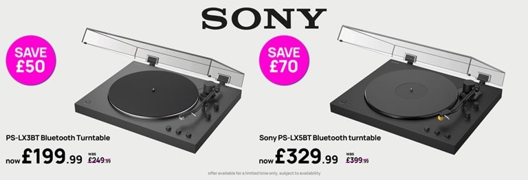 Sony PS-LX3BT & PS-LX5BT Turntables
