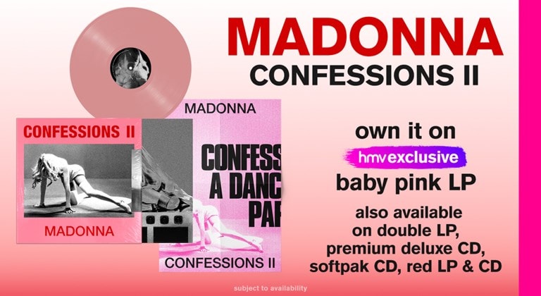 Shop Madonna's new album 'Confessions II' and catalogue on CD & Vinyl