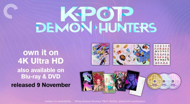 KPop Demon Hunters The Criterion Collection 4K Ultra HD Blu-ray DVD