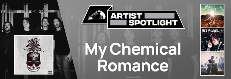 Shop My Chemical Romance's album 'The Black Parade' and catalogue on CD & Vinyl