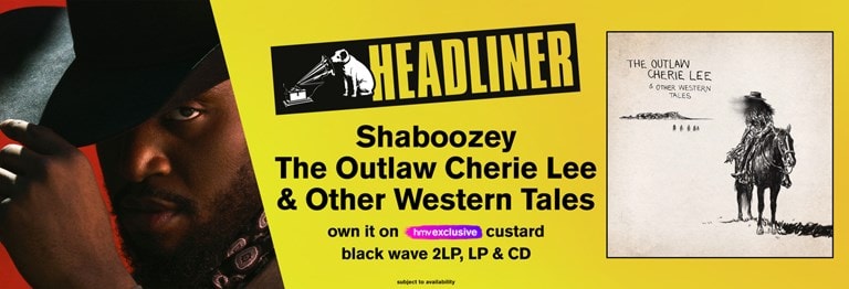 Shop Shaboozey's new album 'The Outlaw Cherie Lee & Other Western Tales and catalogue on CD & Vinyl