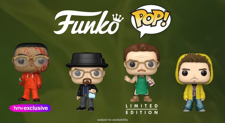 Pre-order the latest Funko Pop Vinyl including Breaking Bad, Resident Evil, Michael Jackson and more