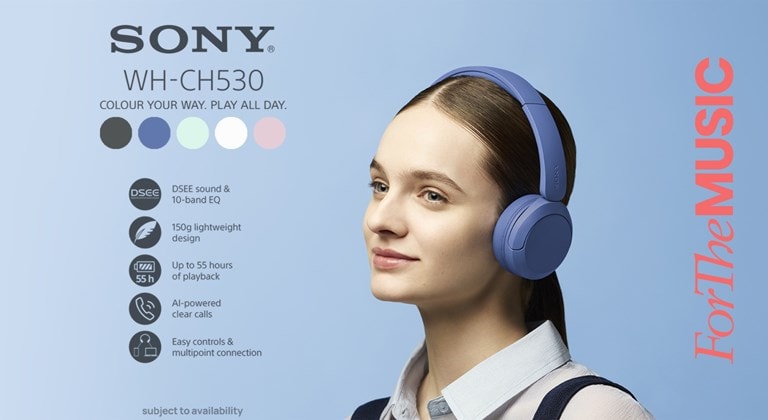 Sony Bluetooth Headphones WH-CH730N & WH-CH530