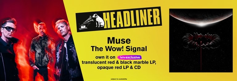 Shop Muse's latest album 'The Wow!' and catalogue on vinyl and CD
