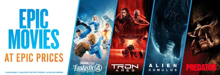Disney Epic Movies Promotion on 4K Ultra HD, Blu-ray & DVD