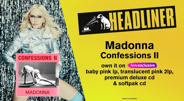 Shop Madonna's new album 'Confessions II' and catalogue on CD & Vinyl