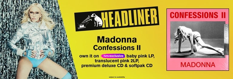 Shop Madonna's new album 'Confessions II' and catalogue on CD & Vinyl