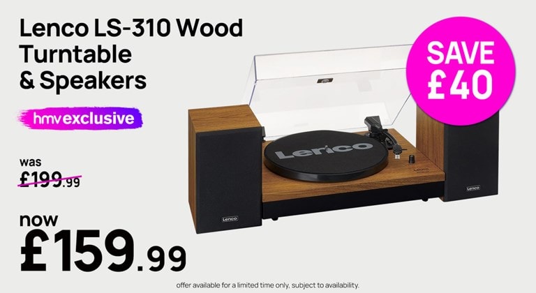 LS-310 Wood Turntable & Speakers