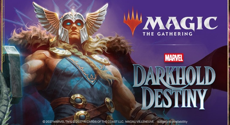 Pre-order the new Marvel Darkhold Destiny Magic The Gathering Trading Cards