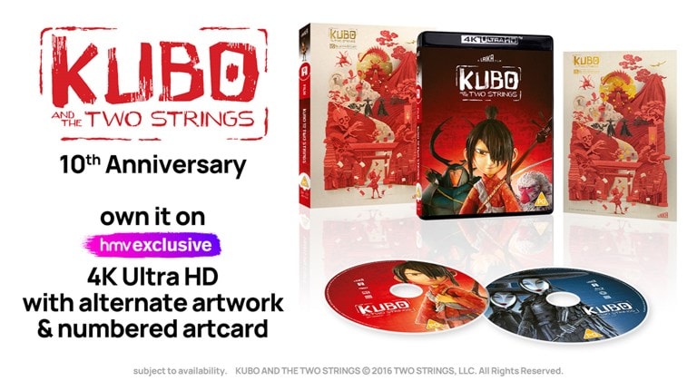 Kubo & The Two Strings hmv Exclusive 4K Ultra HD