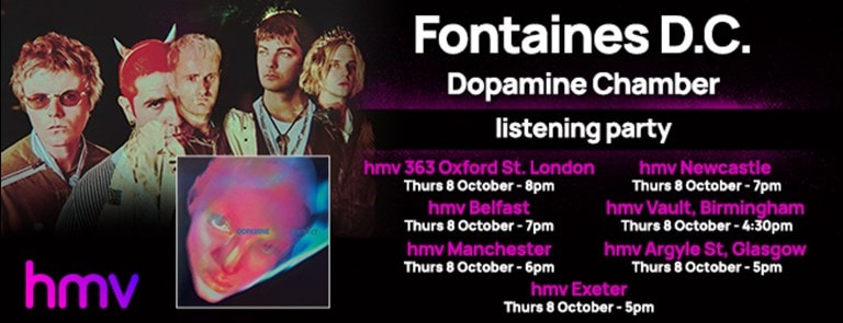 Fontaines D.C. Exclusive Pre-Release Listening Parties