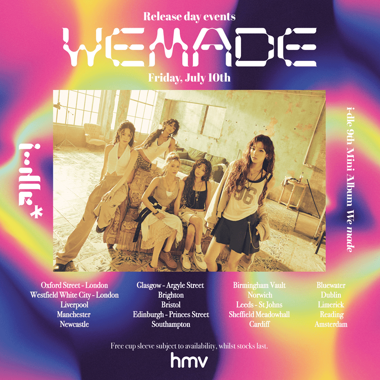 I-DLE New Release Album Events