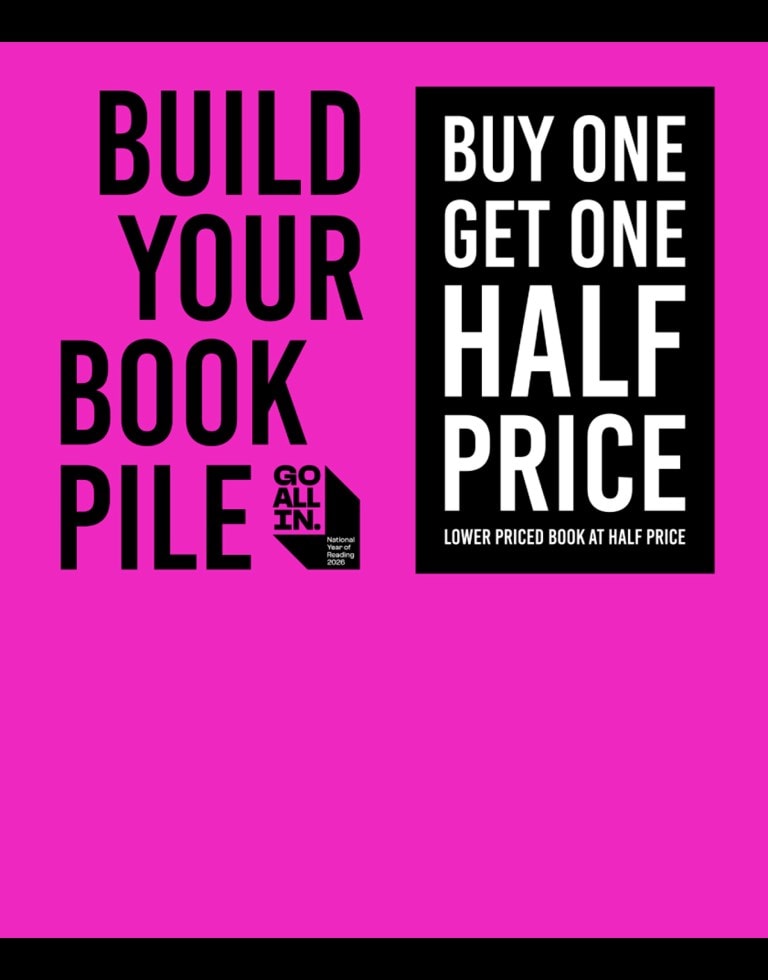 Build Your Book Pile - Buy One Get One Half Price