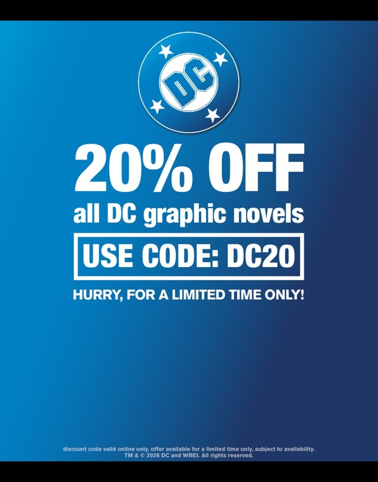 20% off All DC Graphic Novels, Use Code DC20