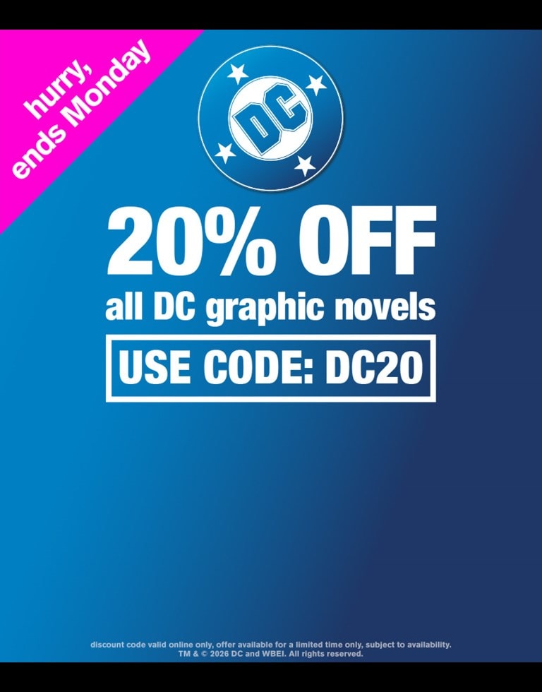 20% off All DC Graphic Novels - Use Code DC20