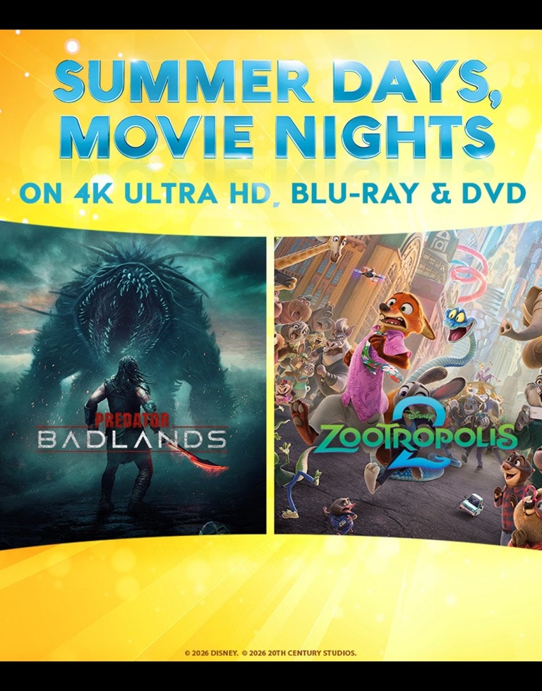 Disney Summer Days Movie Nights Promotion on 4K, Blu-ray & DVD
