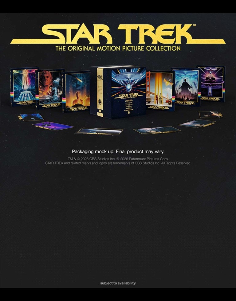 Star Trek: The Original Motion Picture Collection 4K Ultra HD SteelBook Library Case (1-6)