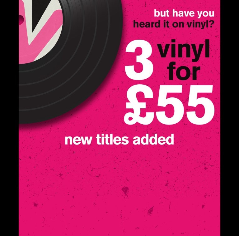 3 for £55 Vinyl