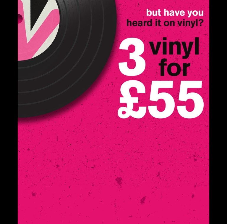 3 for £55 Vinyl