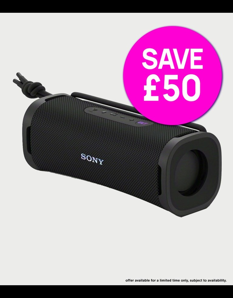 Shop Sony ULT Field 1 Bluetooth Speakers in Black, White, FOrrest Grey or Orange. Save £50. Was £119.99 Now £69.99