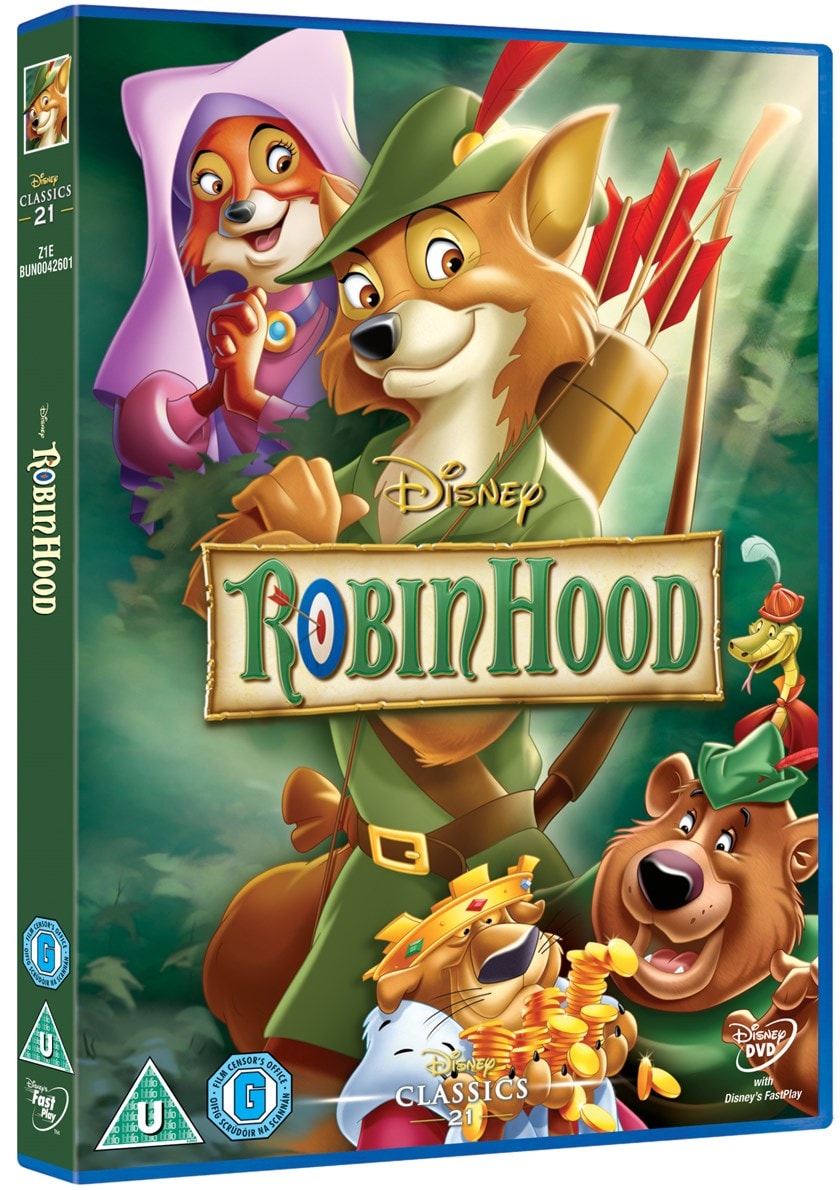 Robin Hood (Disney) | DVD | Free Shipping Over £20 | HMV Store