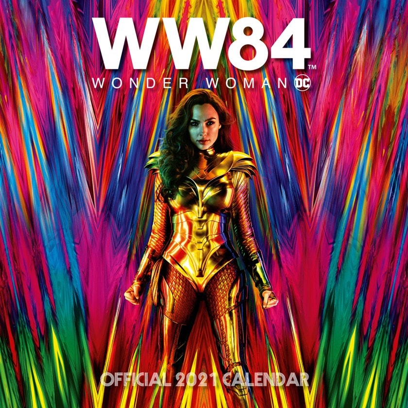 Wonder Woman Square 2021 Calendar Calendars Free shipping over £20