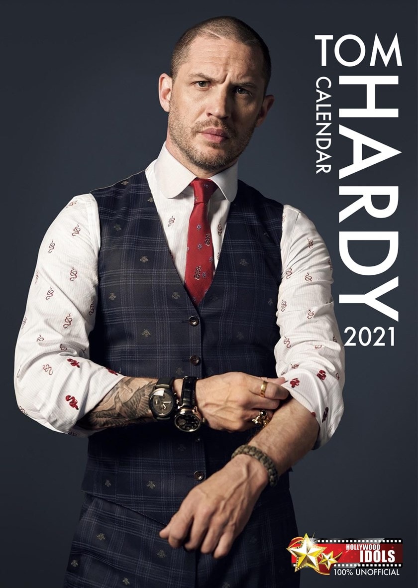 Tom Hardy: A3 2021 Calendar | Calendars | Free shipping over £20 | HMV