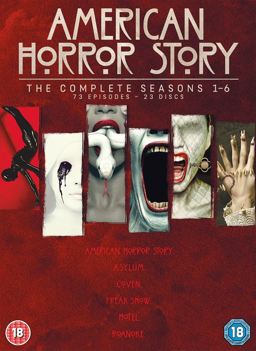 American Horror Story The Complete Seasons 1 6 Dvd Box Set Free Shipping Over £20 Hmv Store