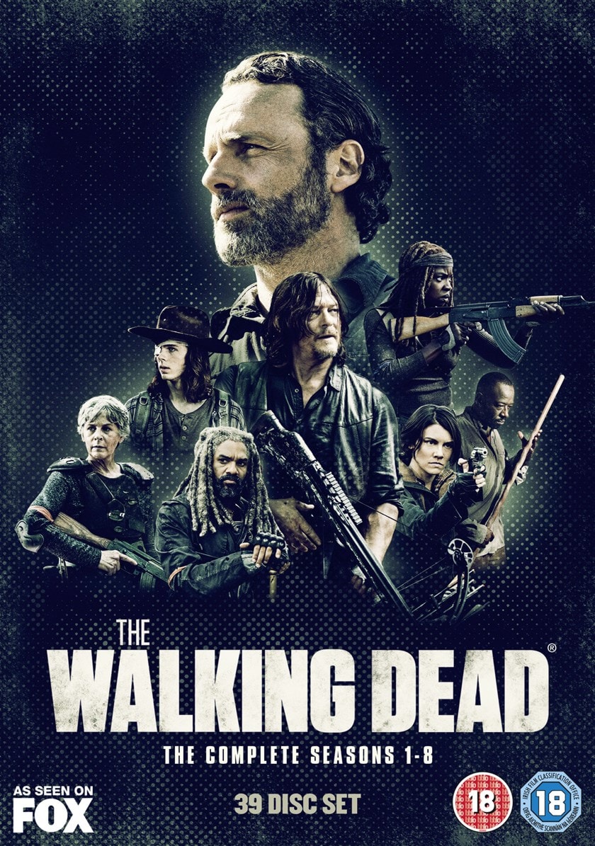 The Walking Dead: The Complete Seasons 1-8 | DVD Box Set | Free ...