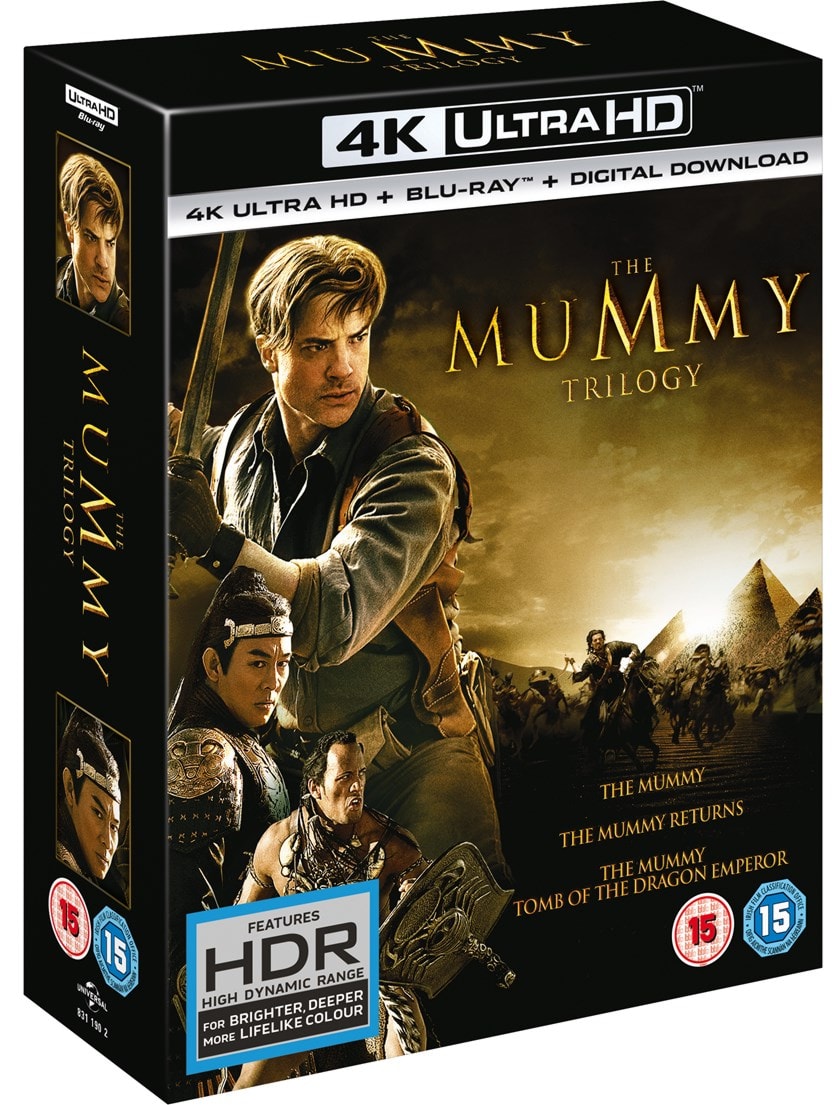 The Mummy Trilogy 4k Ultra Hd Blu Ray Free Shipping Over £20 Hmv Store