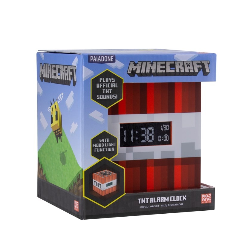 Minecraft TNT Alarm Clock Homeware Free shipping over £20 HMV Store