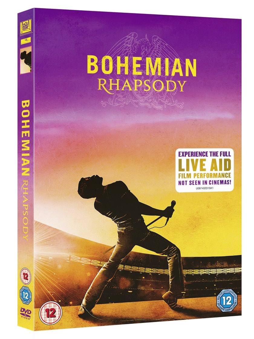 Bohemian Rhapsody | DVD | Free shipping over £20 | HMV Store