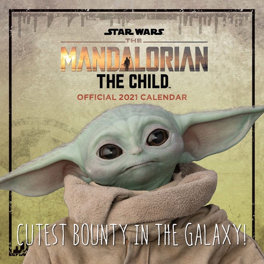 Star Wars: The Mandalorian Baby Yoda: Square 2021 Calendar (hmv 