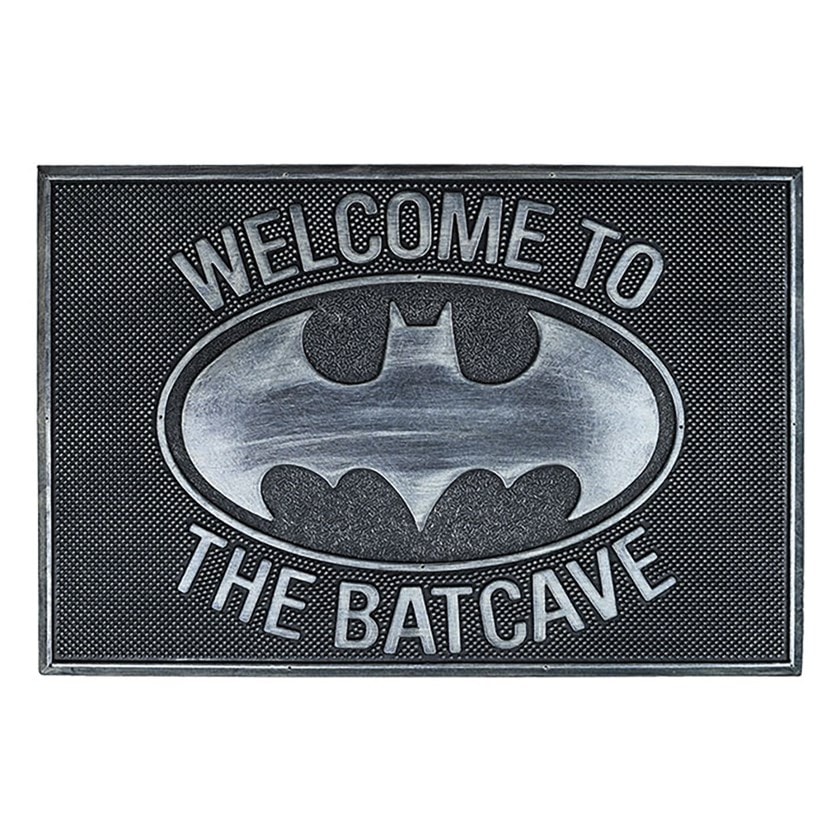 Batman Welcome To The Batcave Rubber Door Mat
