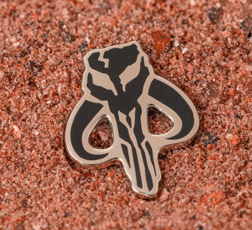 The Mandalorian Logo Enamel Pin Pin Badge Free shipping over £20 HMV Store