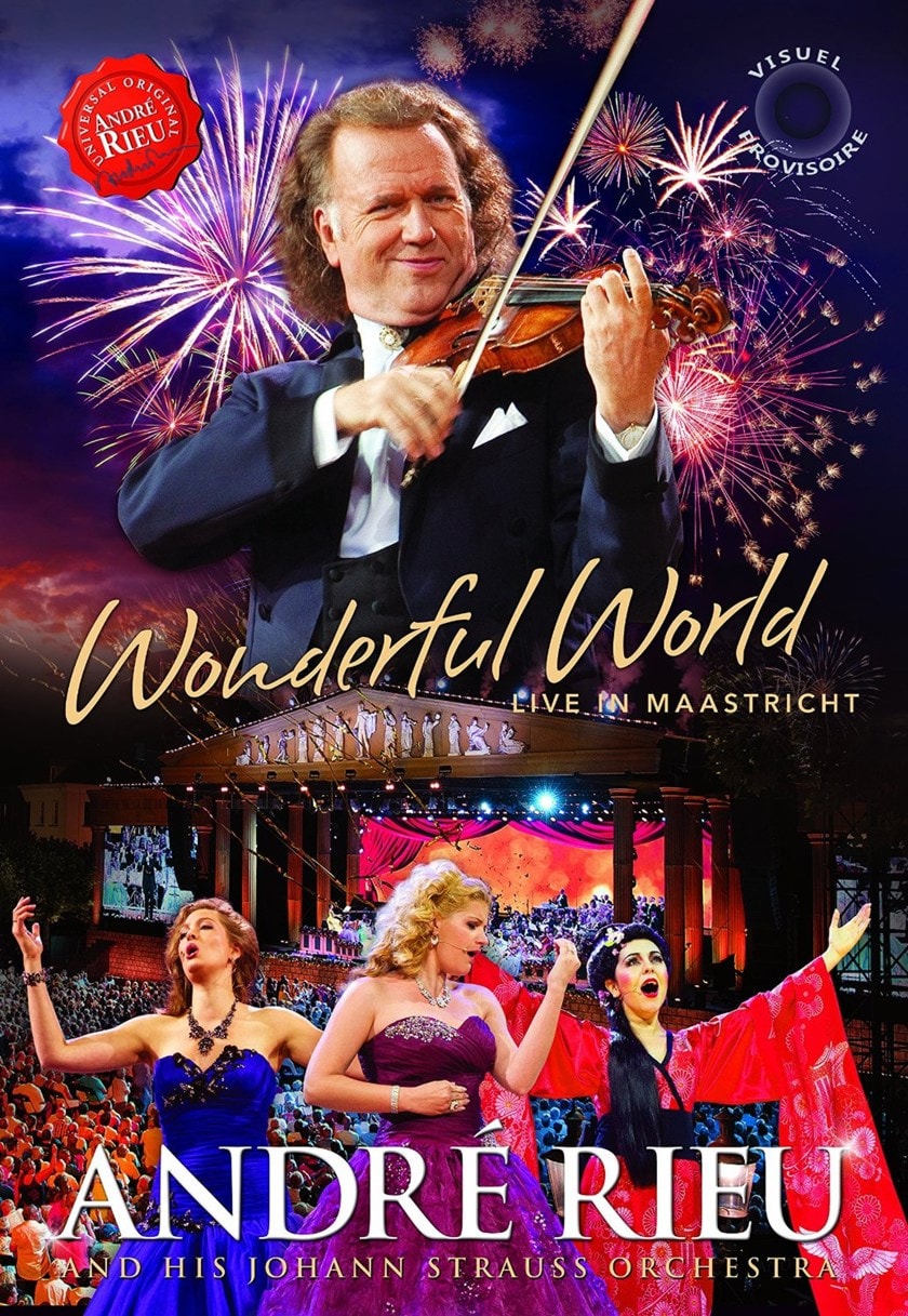 Andre Rieu Wonderful World Live in Maastricht DVD Free shipping over £20 HMV Store