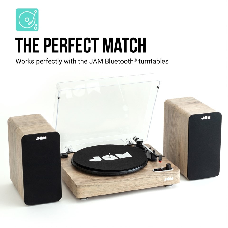 Jam Light Wood Bluetooth Bookshelf Speakers Speakers Free shipping